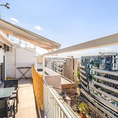 Elegant, Modern & Spacious Apartment In Thessaloniki With Balcony Extérieur photo