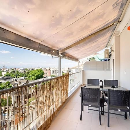 Elegant, Modern & Spacious Apartment In Thessaloniki With Balcony Extérieur photo